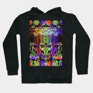 Trippy Cyber oracle Hoodie